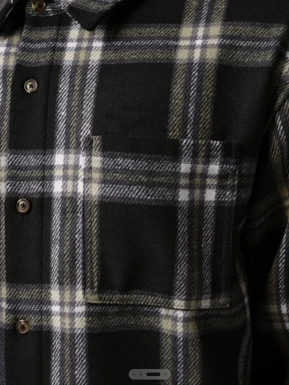 Jordan Black Plaid Button-Down Shirt with Back Graphic